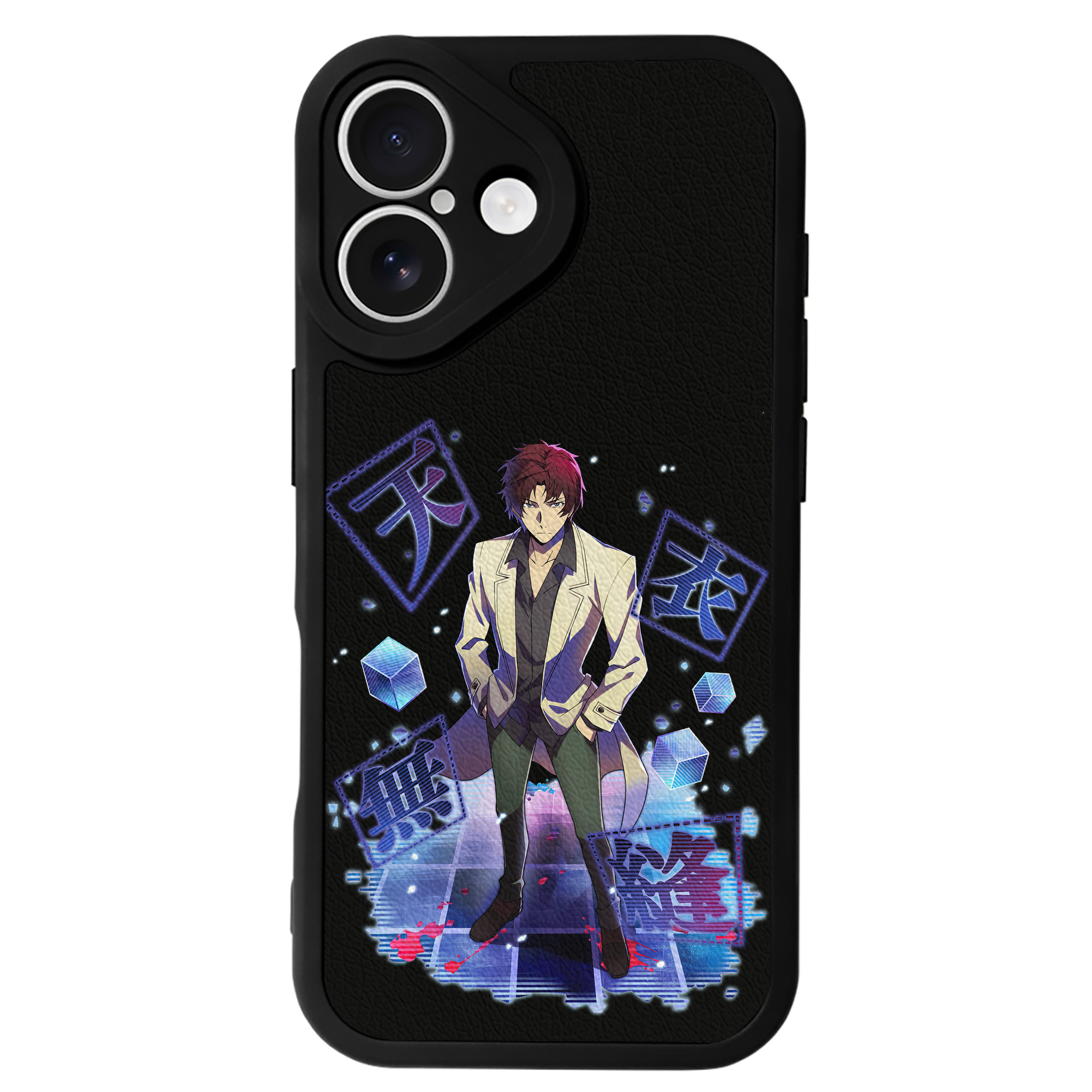 （画像用） 文豪ストレイドッグス Bungo Stray Dogs 【iPhone 16シリーズ対応】シリコンスマホケース（レザー調） 材質：シリコン